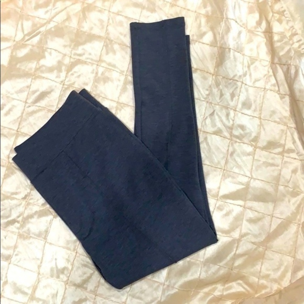 Grey Pintuck Leggings